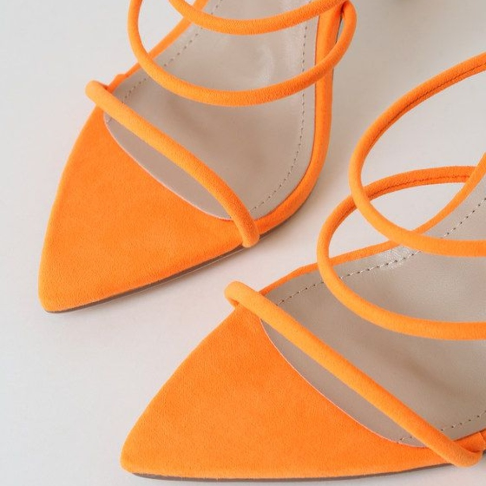 Last One❗️Suede Slip On Heels - Picture 3 of 4